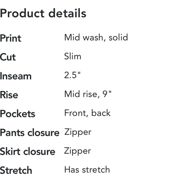 STS Blue Molly tacked cuff short. Color:Indigo, size 6 or 28 - Picture 7 of 7